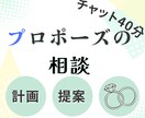 プロポーズの計画・相談にのります プロポーズをお考えの方へアドバイスいたします。 イメージ1