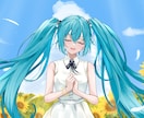歌ってみた・ボカロMV用イラスト制作します 表情差分2種まで追加料金不要！オリジナルデザインも可能！ イメージ8