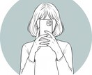 シンプル◆おしゃれ線画イラストアイコン作ります SNS利用可◇修正無料◆即日〜7日以内に仕上げ◇ イメージ5