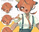 キャラデザ★配信・動画素材の立ち絵作成します 褐色キャラ、少年のあどけない可愛い表情やポーズが得意です！ イメージ4