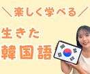 生きた韓国語を学べる1時間オンラインレッスンします テキストでは学べない！？自然な韓国語表現☆* イメージ1