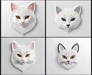 先着3名様1,000円で猫に特化したロゴ制作します 猫好きのための一筆入魂します！ イメージ7