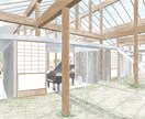 建築のパースを製作いたします 建築空間の魅力を手描きパースで表現します！ イメージ3