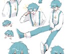 可愛いアイコンやキャラクターを作ります ラフ感・可愛らしい雰囲気・ダーク・地雷系なんでも描きます イメージ8