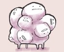 ゆるかわイラスト描きます シンプルでちょっと変わったキャラクターを描きます イメージ2