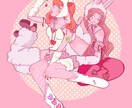 一枚絵描かせていただきます 物語のある、可愛い女の子を描きます。 イメージ4