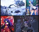 ゲーム、小説やラノベのイラスト描きます 中程度のデフォルメ、線画のないアニメ塗り イメージ3