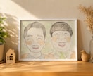 あなたの大切な方に贈る似顔絵描きます 優しい似顔絵描きます。大切な方を笑顔にする似顔絵描きます。 イメージ4