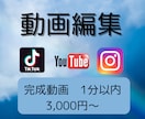 ショート動画/SNS動画の編集承ります YouTube・Instagram・TIkTok対応 イメージ1