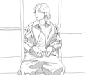 お写真をイラストに★心を込めて描きます ⚪︎アイコン　⚪︎グッズ作成　⚪︎ロゴ　　に最適！ イメージ4