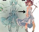 デフォルメキャラ描きます どんな絵柄、画風に対応できるよ！心を込めて描きますぜ イメージ3