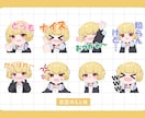 可愛いキャラスタンプ作成します 商用利用込み。LINE・YouTube・Twitchなど イメージ8