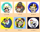 かじられアイコン描きます あなたも生き物や動物・ペット等"好き"にかじられませんか？ イメージ6