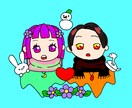 お好みに合ったイラストを描かせていただきます 個性のある絵を描きます。お気軽にご相談ください。 イメージ2