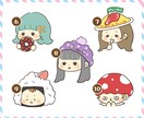 愉快で可愛い！ほんわかフェイスアイコンお描きします ユーモア＆愛嬌たっぷり☆あなたの『好き』をトッピング♪ イメージ7