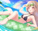 一枚絵・スチル・立ち絵制作します かわいい〜大人っぽい雰囲気まで幅広く対応可能です イメージ5