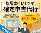 個人事業主向け！確定申告をプロ税理士が代行します 丸投げOK！所得税・消費税/記帳代行・青色申告・電子申告対応 イメージ1