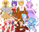 残り9枠！IRIAMの立ち絵イラストつくります キュートでキラキラなアイドルのような配信用のイラスト イメージ3