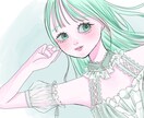 おしゃれな女の子のイラスト描きます SNSのアイコンイラストや、歌ってみたのイラストを描きます! イメージ4