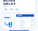 競合10社の商品・価格・口コミを比較します 比較表＋PDFで、売り方と価格の判断材料を納品 イメージ1