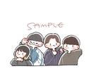ゆるかわ♡ほっこりするイラストをお描きします SNSやブログ、プレゼントなどに！ イメージ3