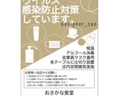 コロナ対策チラシ作ります コロナ対策チラシ作成！文章・色味を変更可能!! イメージ4