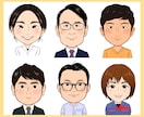 シンプルな似顔絵を描きます SNSアイコン・プレゼント・名刺・挿絵などに イメージ6