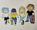 アナログならではの温かみのあるイラスト描きます コピック着色のイラストを描きます。 イメージ6