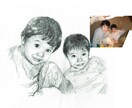 赤ちゃん記念日・成長記録にデッサン似顔絵を描きます 写真を元にデフォルメなしの鉛筆画！贈り物やインテリアにどうぞ イメージ10
