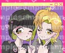最短半日！レトロポップなイラスト描きます 可愛いアイコンであなたのSNS活動を応援します！ イメージ3