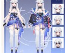 なに！？プロ絵師がこの値段でVtuber作ります イラスト無料、表情三つ無料、修正無料、商用無料、著作権無料 イメージ5