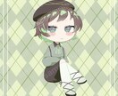 SNSアイコン・グッズ用のミニキャラ描きます キラキラなシャーベットカラー・やわらかマカロンカラー イメージ4