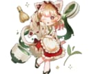 アイコン、MVにも！かわいいミニキャラを作成します ミニキャラ立ち絵～顔アップアイコンまで可能！ イメージ9