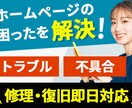 ホームページやワードプレスのエラーに緊急対応ます ホームページの不具合を確認し、丁寧に対応します イメージ1