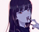 SNSのアイコン描きます 仄暗さと透明感と色気を追求したアイコンを描きます!! イメージ2