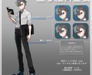 創作・TRPG向け立ち絵を制作します その人“らしさ”と物語に寄り添った立ち絵を制作致します イメージ2