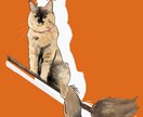 猫ちゃんの似顔絵描きます 愛猫の温もり、そのままイラストに！プレゼントにも！ イメージ4
