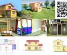 ３Dパース・間取り図・平面図・立面図作成いたします 多種フォーマットでお渡し可能！（PDF、JPG、DXF、他） イメージ2