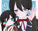 バストアップイラスト描きます SNS、動画等でご利用するイラストをお探しの方は是非！ イメージ5