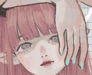 写真を元に似顔絵イラストを作成します SNSやLINEのアイコン等にオススメです イメージ10