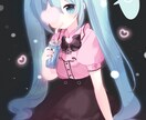 可愛い女の子のイラストを作成します ふわふわの可愛いイラストを描かせていただきます イメージ3
