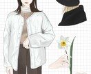 イラスト・似顔絵・アイコン等描きます 映画の主人公の様な雰囲気と花を添えます。 イメージ3