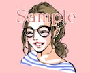 お写真をもとに女の子のアイコン描きます キラキラかわいいオシャレな雰囲気でお仕上げします。 イメージ3