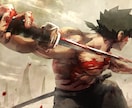 目を引く躍動感あふれるイラストを作成します 格闘やアクションを強調した格好いいイラストが欲しい方へ イメージ2