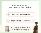 インスタ投稿作成代行｜Canva編集します テンプレを活かし世界観を整える投稿制作(３投稿） イメージ3