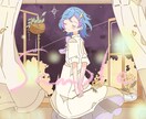 MV・歌ってみた・1枚絵を描きます 貴方だけの素敵なイラストを描かせてください！！ イメージ1