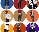 プロのデザイナーがファッションイラストを描きます SNSのアイコンにぜひ！あなたのコーデのイラストを描きます！ イメージ4