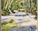 あなたのお家の玄関、リビングに飾る油彩画を描きます 絵のある暮らしの中で、色と形のワンダーランドを旅しませんか？ イメージ1