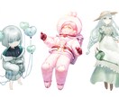 オリジナルイラスト、キャラデザ、ミニキャラ描きます アイコン◎動画用◎サムネイル用◎配信用◎個人的観賞用◎ イメージ8