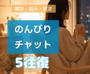5往復チャット｜あなたのお話し優しく受け止めます 雑談・悩み・不安・寂しさ、吐き出してみませんか？☕️ イメージ1